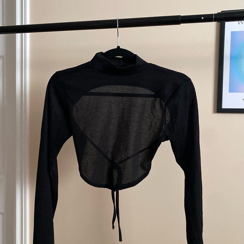 Black Long Sleeve Women's Knitted Turtleneck